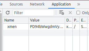 setting cookie value in dev tools